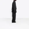 Veste en jean coupe large « Charcoal » 620731TJW411052