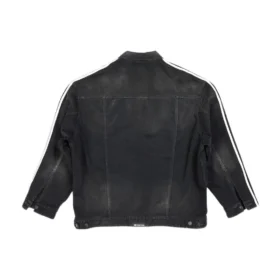 Veste en jean oversize Balenciaga x adidas « Black » 724775TNW541129