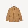 Veste homme à simple boutonnage, coupe classique, couleur camel Veste homme à simple boutonnage, coupe classique, couleur camel