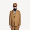 Veste homme à simple boutonnage, coupe classique, couleur camel Veste homme à simple boutonnage, coupe classique, couleur camel