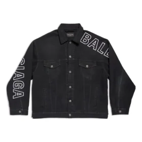Veste Outline coupe large « Black » 767949TNW111672