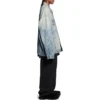 Veste oversize Bal Diagonal Allover « Denim japonais bleu clair à anneaux » 773616TPW534868