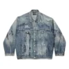 Veste oversize Graffiti « Light Blue » 745048TNW014012
