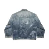Veste oversize Graffiti « Light Blue » 745048TNW014012