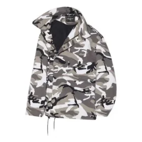 Veste à épaules dénudées Balenciaga FW21 pour homme, grise, 663004TKLD41240