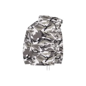 Veste à épaules dénudées Balenciaga FW21 pour homme, grise, 663004TKLD41240