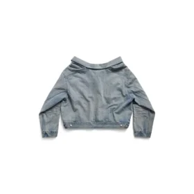 Veste à épaules dénudées « Bleu clair » 786638TQW556379