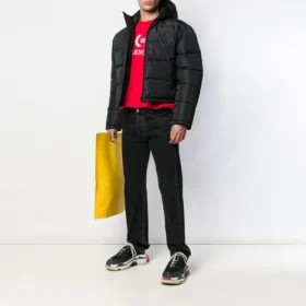 Veste à petit logo imprimé « Noir » 556231TYD331000