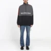 Veste shell bicolore à imprimé logo « Gris » 534317TDO051408