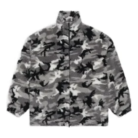 Veste zippée camouflage « Gris » 681818TLQ121240