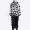 Veste zippée camouflage « Gris » 681818TLQ121240