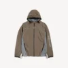 Veste zippée techwear pour homme, couleur grise Veste zippée techwear pour homme, couleur grise