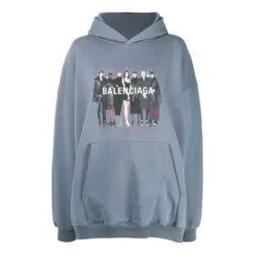 Véritable sweat à capuche oversize Balenciaga « Gris » 620973TIV481404