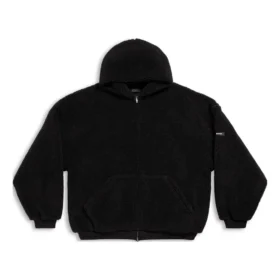 Vêtement d’extérieur : Sweats à capuche zippés oversize « Black » 768694TKQ261000