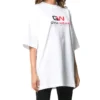 Vêtement de sport ample à manches courtes, blanc 620941TIVD59000