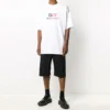 Vêtement de sport ample à manches courtes Blanc 620969TIVD59000