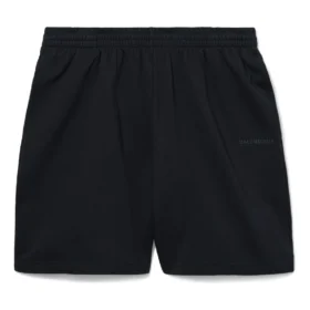 Short de survêtement « I Love Paris & Balenciaga » « Black Faded » 676137TRVM61041