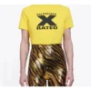 X-Rated Small, coupe ajustée, manches courtes, jaune 612964TIVA71802