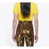 X-Rated Small, coupe ajustée, manches courtes, jaune 612964TIVA71802