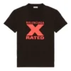 X-Rated Small, coupe ajustée, manches courtes, noir 612964TIVA71076